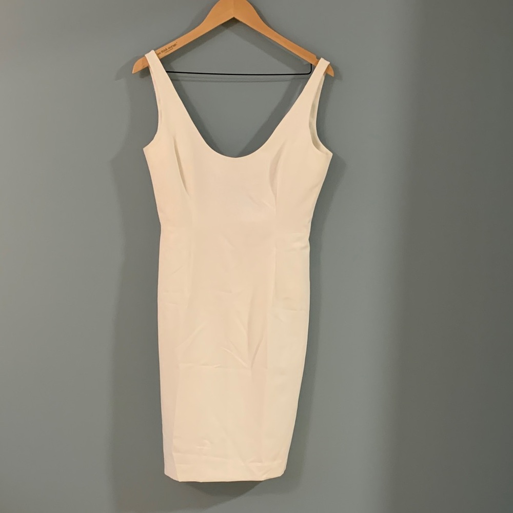 Milly White Midi Dress